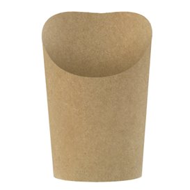 Paper Container Kraft Effect Anti-Grease Medium Cup (55 Units)