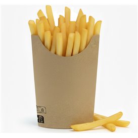 Paper Container Kraft Effect Anti-Grease 14Oz/420ml (1000 Units)