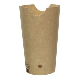 Paper Container Kraft Effect Anti-Grease 16Oz/480ml (1000 Units)