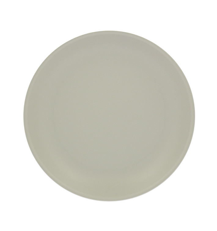 Reusable Plate Premium PP Mineral Grey Ø21cm (54 Units)