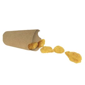 Paper Container Kraft Effect Anti-Grease 16Oz/480ml (1000 Units)