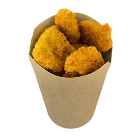 Paper Container Kraft Effect Anti-Grease 16Oz/480ml (1000 Units)