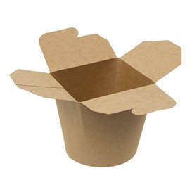 Paper Take-Out Container 100% ECO Kraft 26Oz/780ml (500 Units)