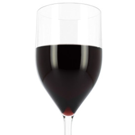 Reusable Plastic Glass Wine "Tritan" Clear 300ml (6 Units)