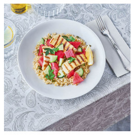 Non-Woven Tablecloth Roll 1,2x50m "Mandala" Grey 50g/m² P40cm (4 Units)