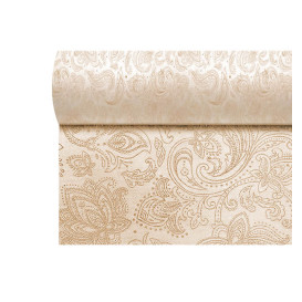 Non-Woven Tablecloth Roll 1,2x50m "Mandala" Cream 50g/m² P40cm (1 Unit)