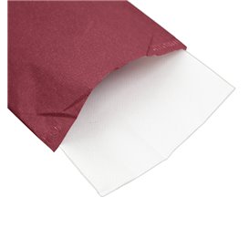 Paper Cutlery Envelopes Crèmeh Napkin Burgundy (100 Units)