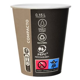 Paper Cup "Cupmatic" 6 Oz/192ml Ø7,0cm (100 Units)  