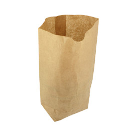 Paper Bag with Hexagonal Base Kraft 19x26cm (50 Units)