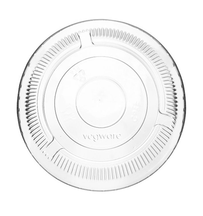 Transparent PLA flat lid Series 96 Ø96mm without hole