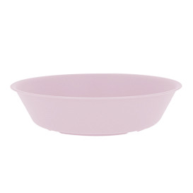 Reusable Plate Durable PP Mineral Pink Ø18cm (6 Units)