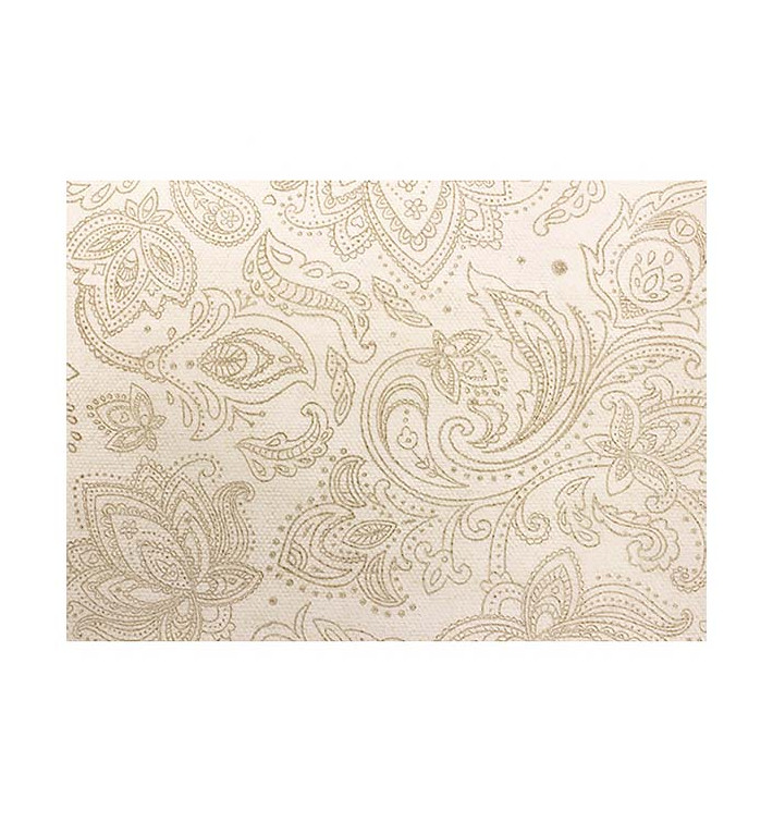 Non-Woven Tablecloth Roll 0,4x48m "Mandala" Cream 50g/m² P40cm (1 Unit)
