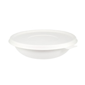 Sugarcane Lid White for Bowl 710 and 1360ml (50 Units)  
