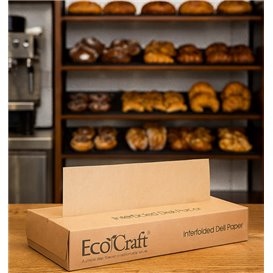 Greaseproof Paper Wrapping Kraft in Dispenser 30,5x27cm (6.000 Units)