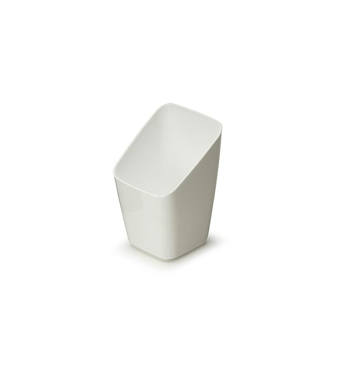 Plastic Tasting Cup PS White 4x4x7cm 
