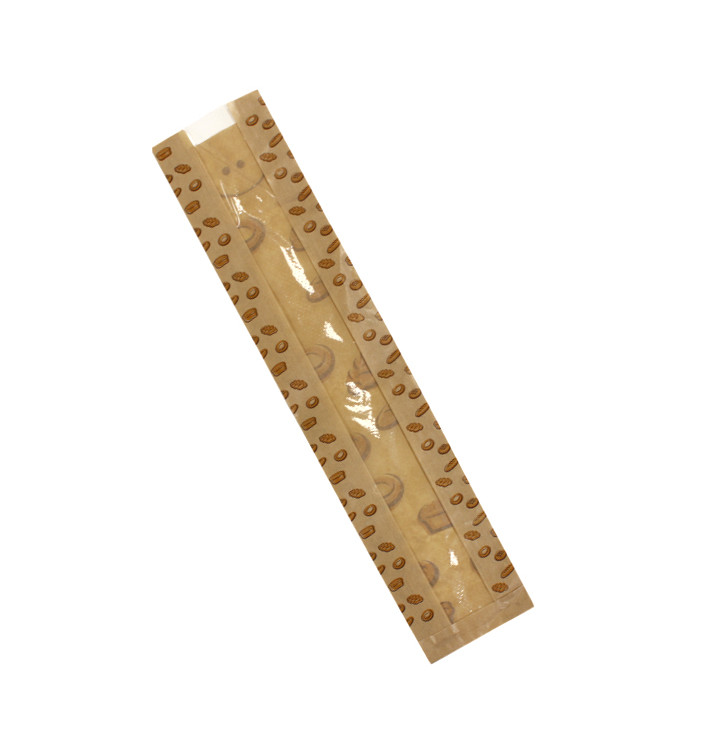 Paper Food Bag "Panes" 9+5x50cm (1000 Units)