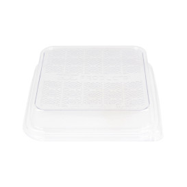 PLA Lid for Sugarcane Food Container 18,5x18,5cm (50 Units)