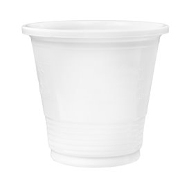 Plastic Shot PS White 80 ml (50 Units) 