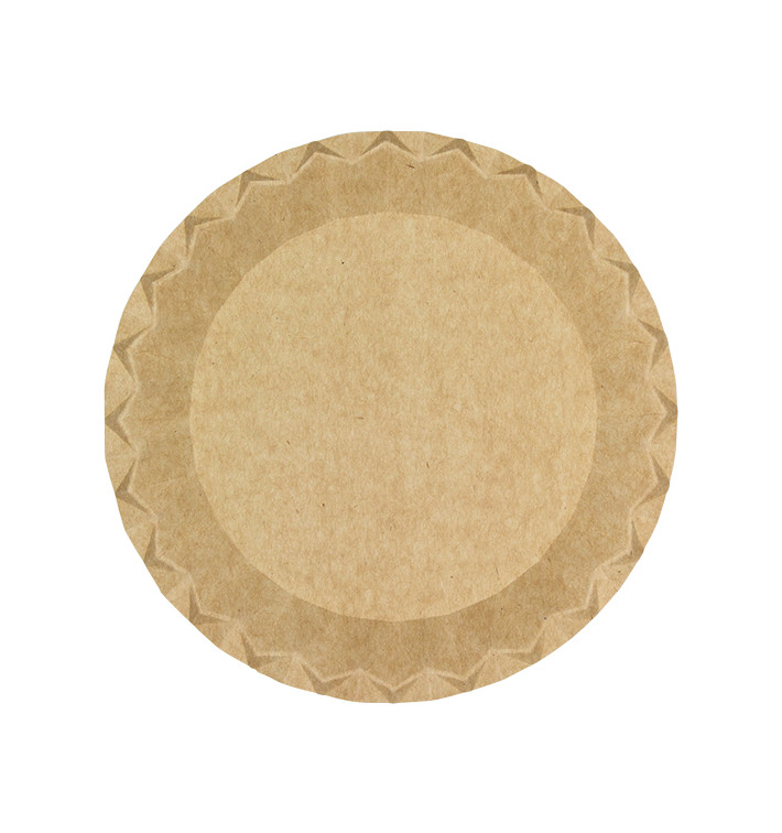 Kraft Paper Plate “Flower” Ø18cm 225g/m² (50 Units) 