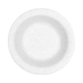 Paper Deep Plate Greaseproof Shape White  Ø19cm 250g/m² (500 Units) 
