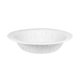 Paper Deep Plate Greaseproof Shape White  Ø19cm 250g/m² (50 Units) 