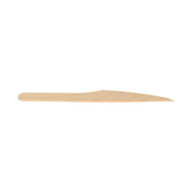 Disposable Wooden Knife 16,5cm (25 Units) 