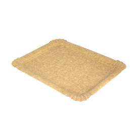 Paper Tray Kraft "Flower" 18x24cm 345g/m² (50 Units)