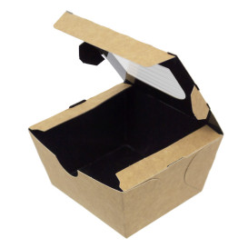 Paper Take-out Container "Premium" 11x10x5,5cm 400ml (10 Units) 