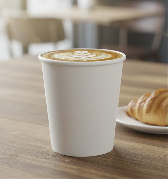 Disposable cardboard cup