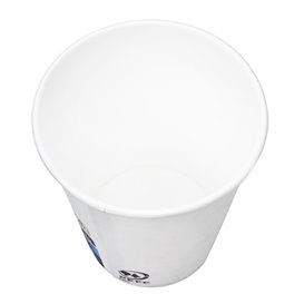 Paper Cup White 6Oz/180ml Ø7,0cm (100 Units)  