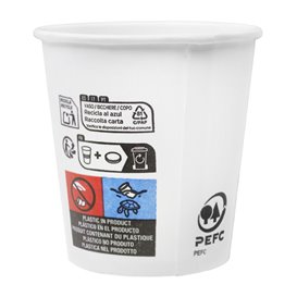 Paper Cup White 4 Oz/120ml Ø6,2cm (2000 Units)