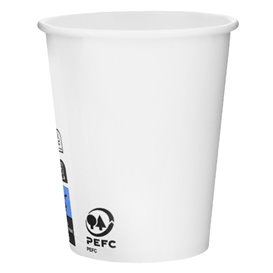 Paper Cup White 6Oz/180ml Ø7,0cm (3000 Units)