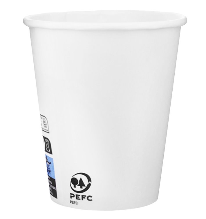 Paper Cup White 9 Oz/280ml Ø8,0cm (1000 Units)