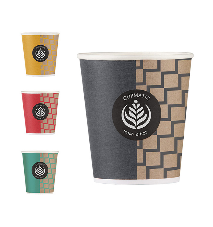 Paper Cup "Cupmatic" 8 Oz/210ml Ø7,0cm (2500 Units)