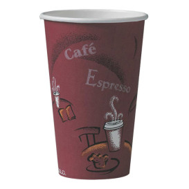Paper Cup "Bistro" 16 Oz/500ml Ø8,9cm (50 Units) 