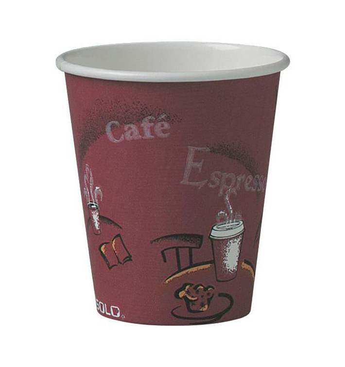 Paper Cup "Bistro" 6 Oz/180ml Ø7,4cm (50 Units) 