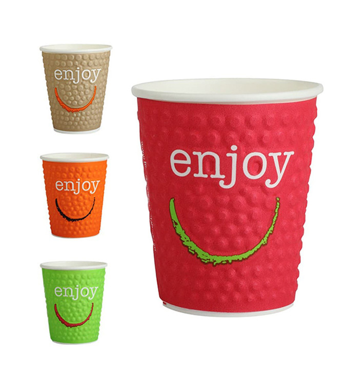 Paper Cup "Enjoy" 12 Oz/360ml Ø9,0cm (34 Units)