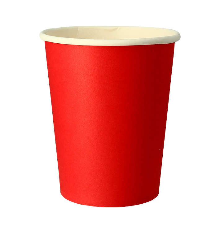 Paper Cup Red 9Oz/240ml "Party" (10 Units)