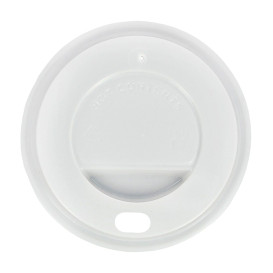 Lid for Paper Cup Hole 4Oz/120ml White Ø6,2cm (100 Units)