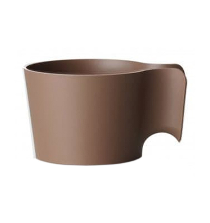 Plastic Cup Holder PP Brown (12 Units)