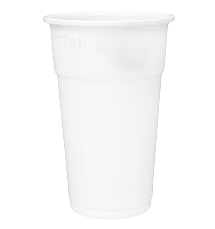 Plastic Cup PP Clear 300ml Ø7,7cm (1250 Units)