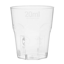 Plastic Shot PS Clear Ø37mm 25ml (1000 Units)