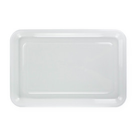 Plastic Tray RPET Transparent 46x30cm (50 Units) 