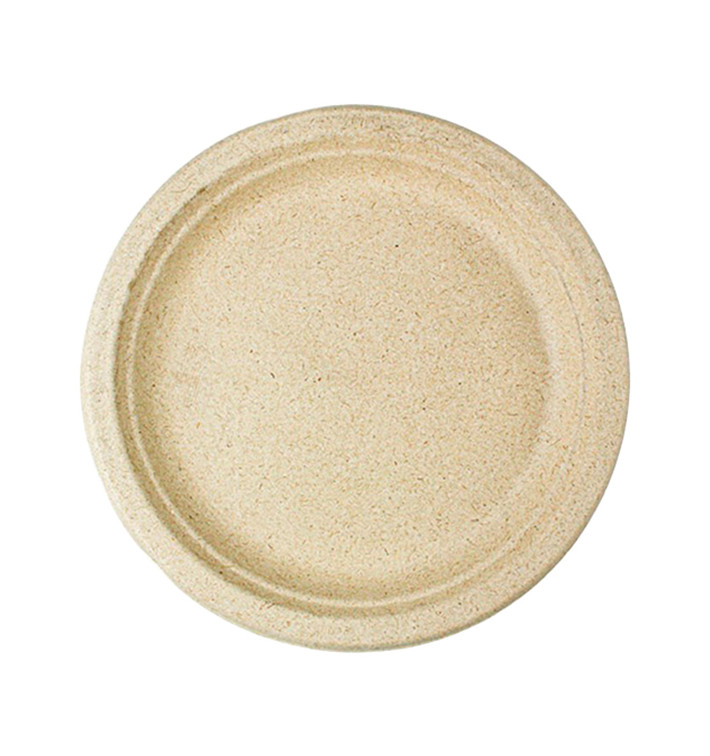 Wheat Straw Plate Natural Ø23 cm (800 Units)