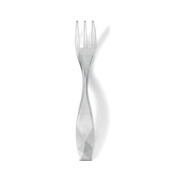 Tasting Mini Fork "Charme" Clear 10cm (2400 Units)