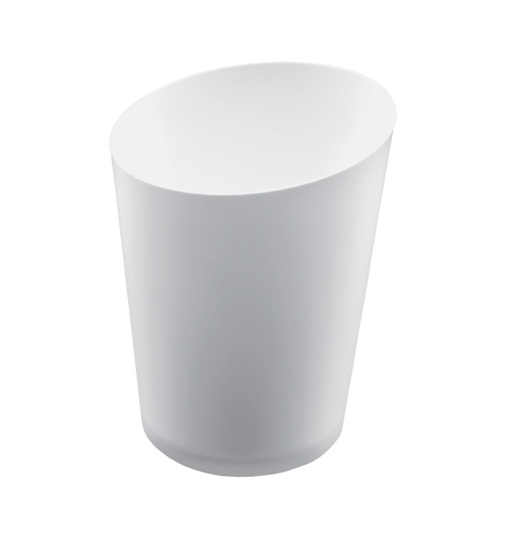 Plastic Tasting Cup PS Cone Shape White 100 ml (10 Units) 