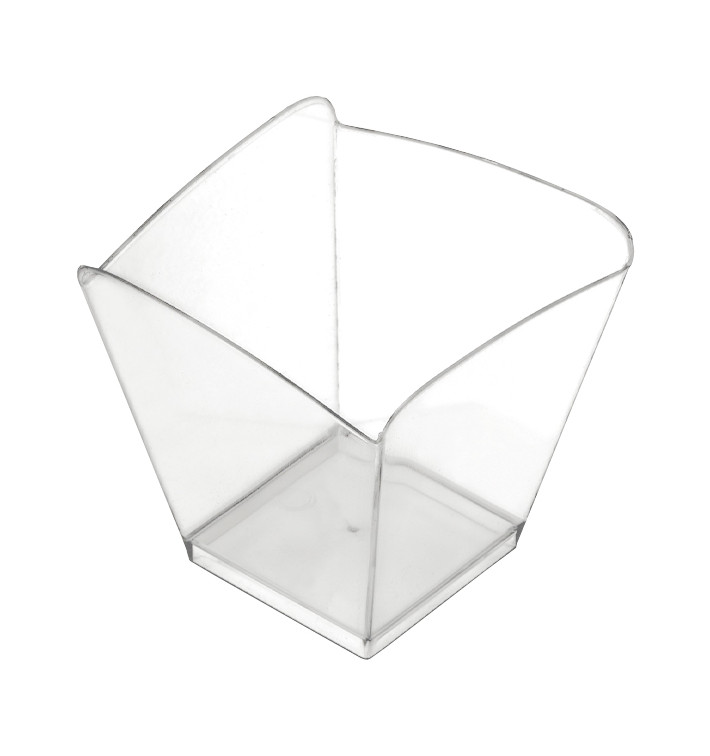 Plastic Tasting Cup PS "Onda" Clear 100 ml (500 Units)