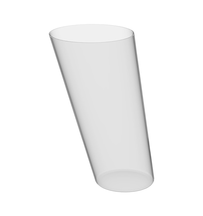 Plastic Serving Cone PS Clear 75 ml (120 Units)