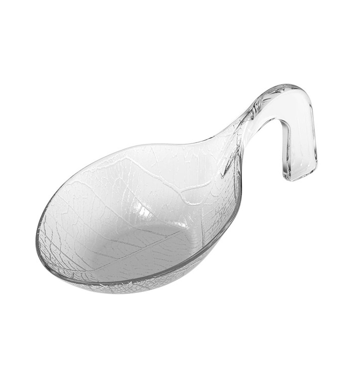 Tasting Spoon PS Crystal "Clorofilla" Clear 9,cm (30 Units) 