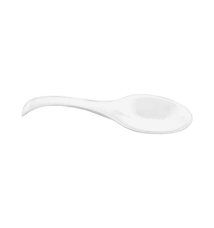 Tasting Spoon PS "Single-Dose" White 12 cm (30 Units) 